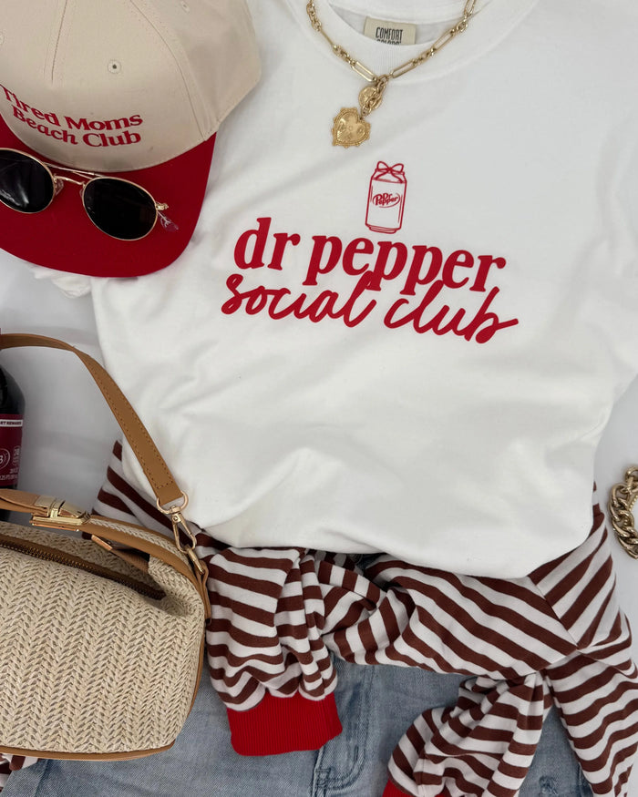 Dr. Pepper Social Club Tee Saved by Grace Co.
