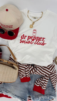 Dr. Pepper Social Club Tee Saved by Grace Co.