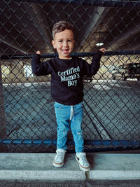 Certified Mama's Boy Pullover Saved by Grace Co.