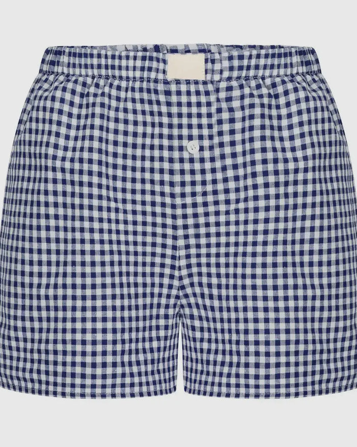 Viral Trendy Gingham Boxer Shorts Saved by Grace Co.
