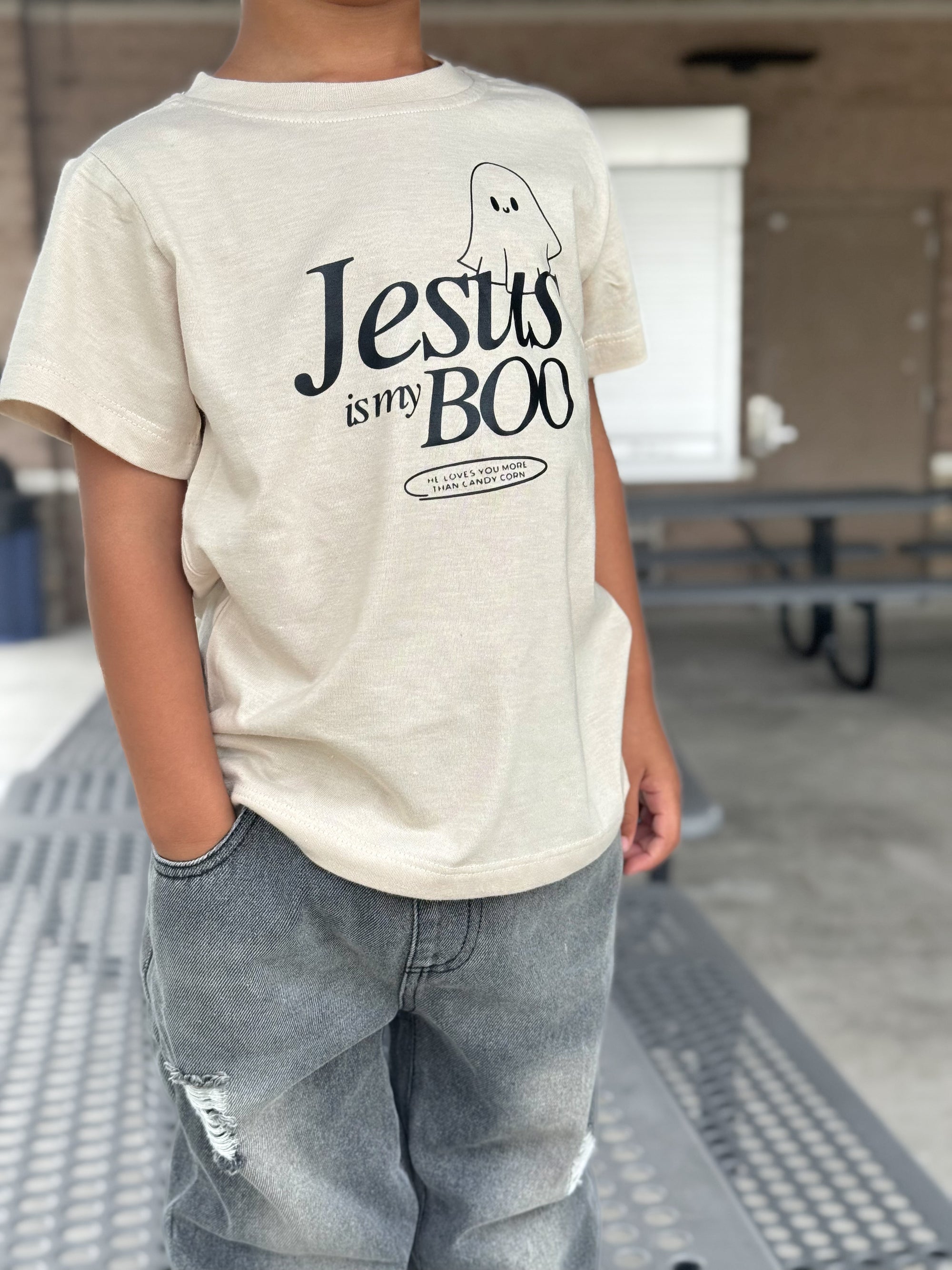 Jesus is my Boo Kids Tee Saved by Grace Co.