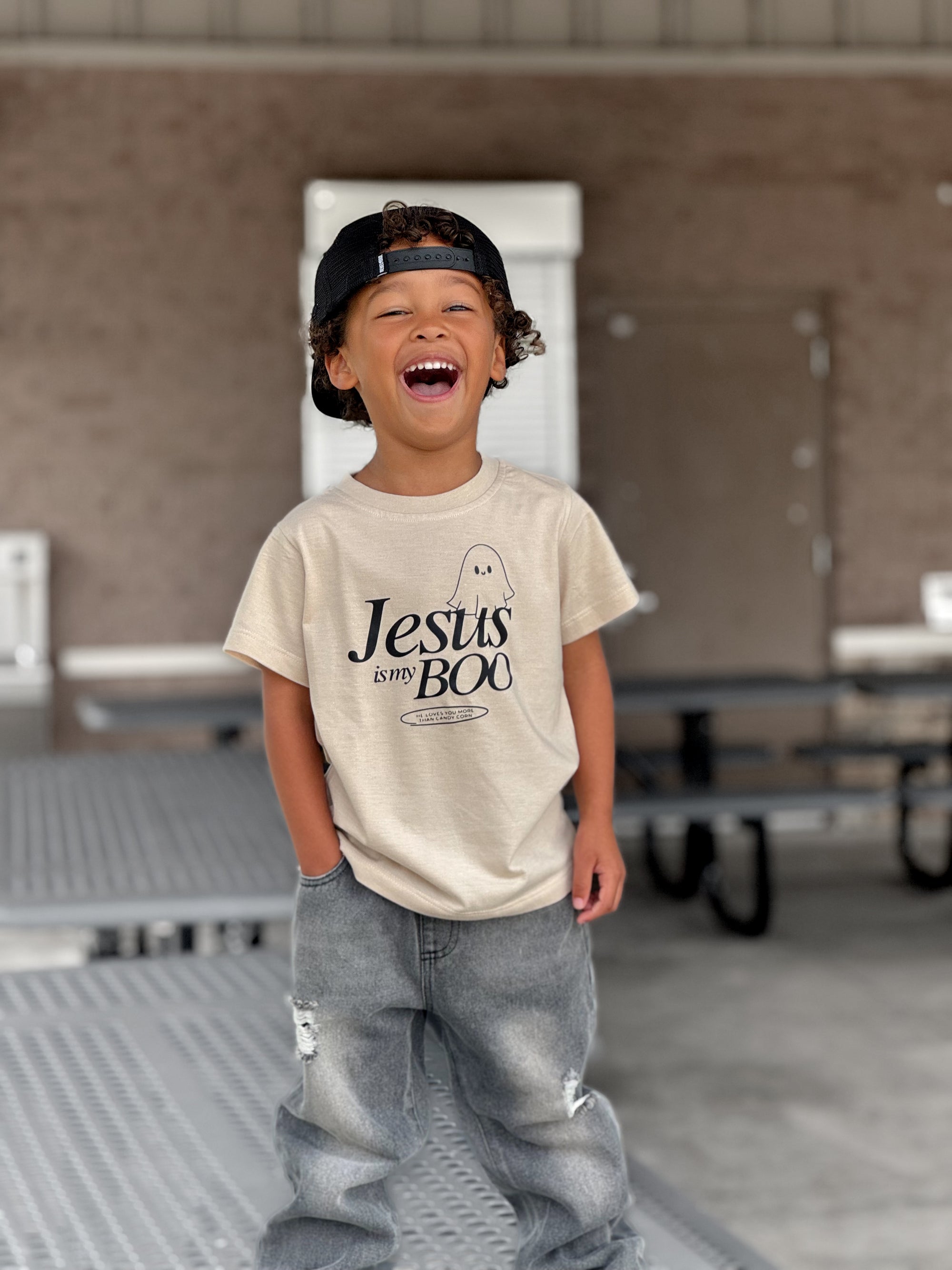 Jesus is my Boo Kids Tee Saved by Grace Co.