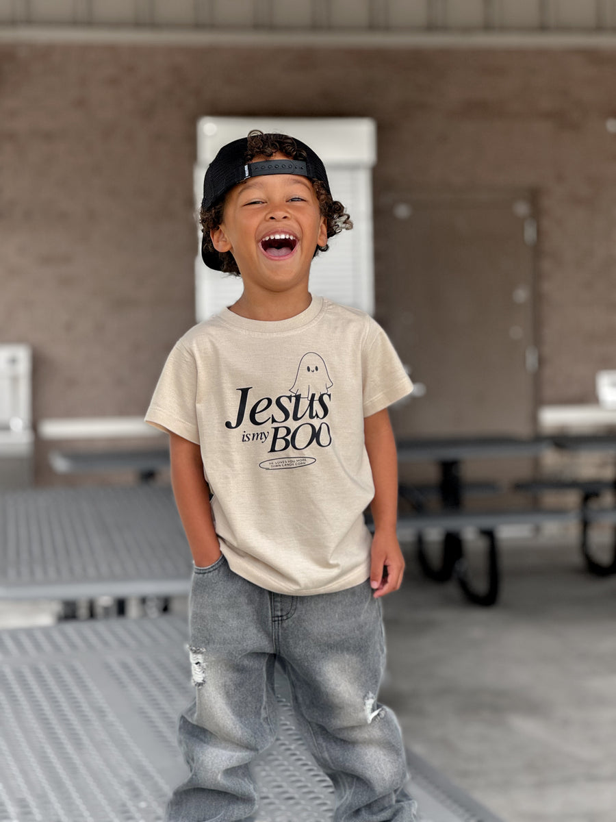 Jesus is my Boo Kids Tee Saved by Grace Co.