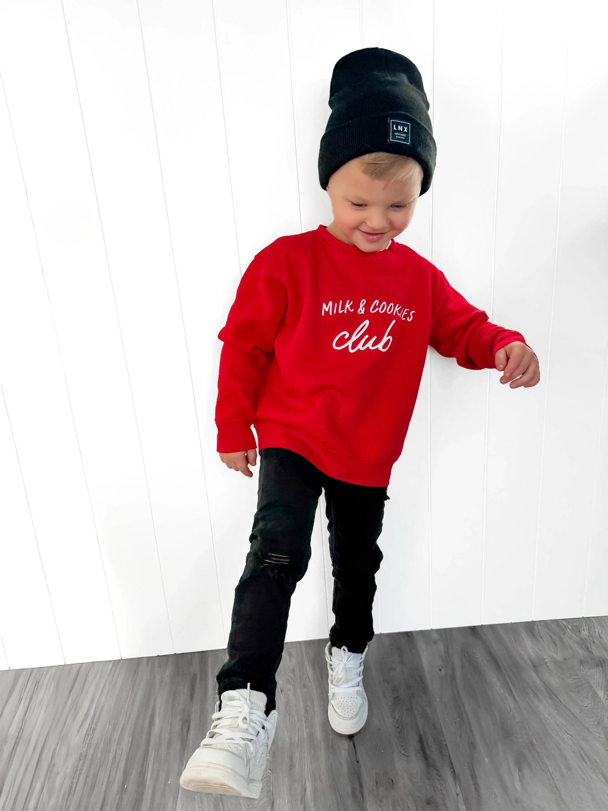 Milk + Cookies Club Kids Pullover Saved by Grace Co.