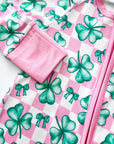 Bamboo Zip Romper | Shamrock & Bows