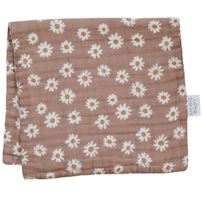 Daisy Dream Muslin Burp Cloth Mebie Baby
