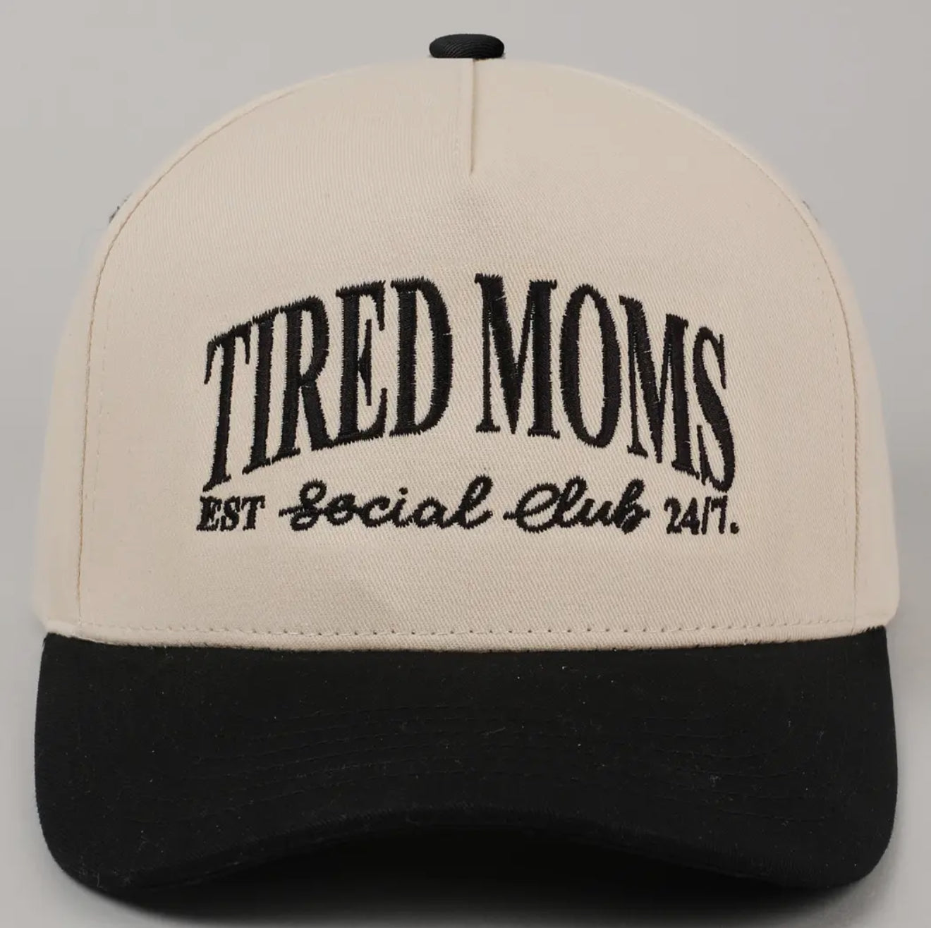Tired Moms Club Canvas Embroidered Hat