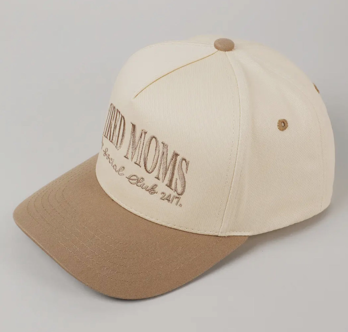 Tired Moms Club Canvas Embroidered Hat