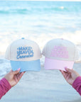 Make Heaven Crowded - Vintage Trucker Hat KenzKustomz
