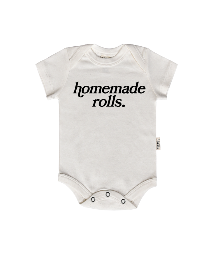 Homemade Rolls Baby Onesie SBG Co.