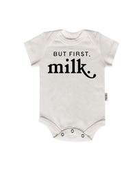 But First, Milk Baby Onesie SALE