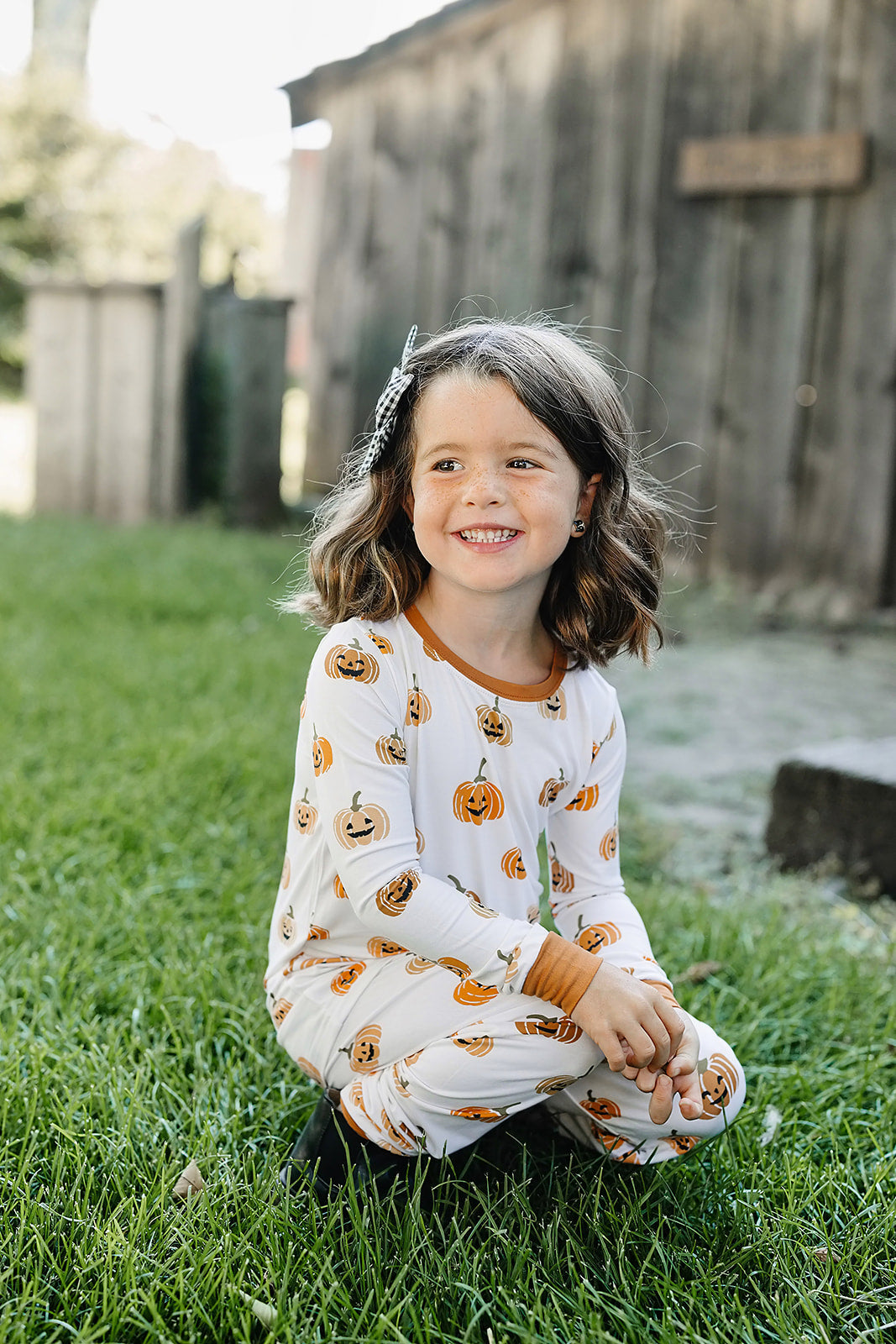 Pumpkins Bamboo Cozy Set Mebie Baby