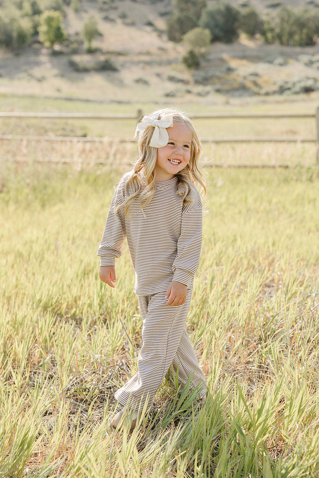 Striped Loungewear Set Mebie Baby