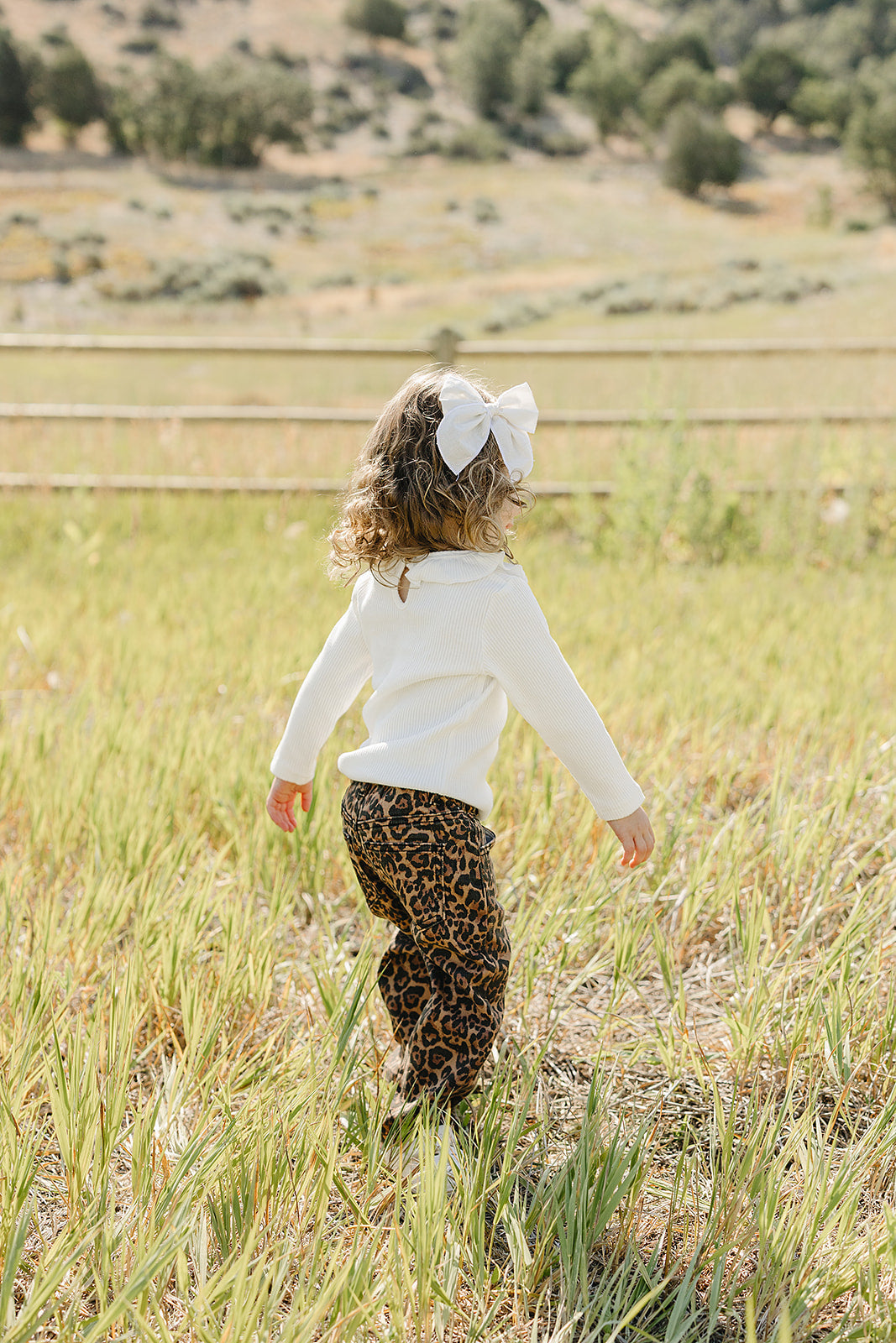 Cheetah Barrel Jeans Mebie Baby