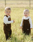 Brown Corduroy Overalls Mebie Baby