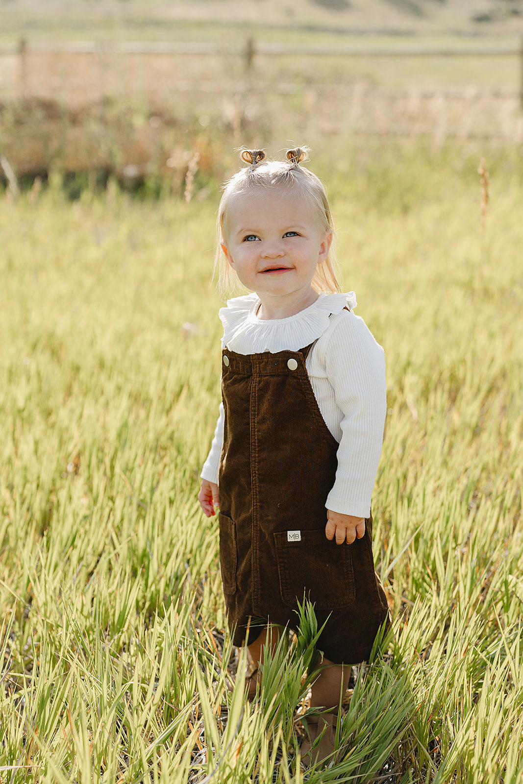 Brown Corduroy Dress Mebie Baby