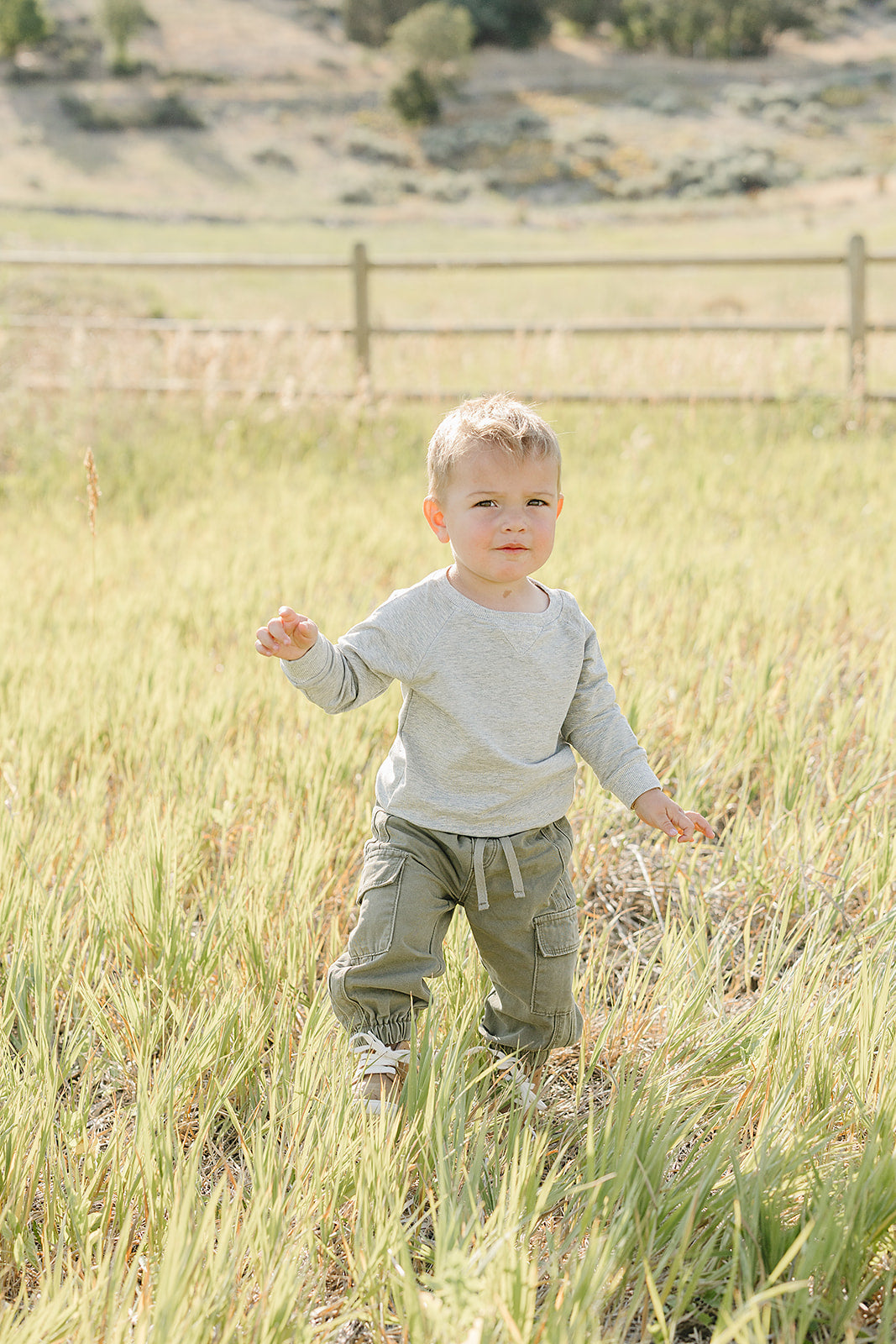 Grey Crewneck Mebie Baby
