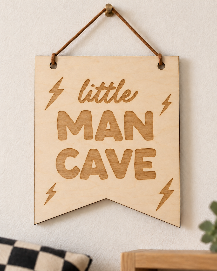 Little Man Cave Pendant Saved by Grace Co.