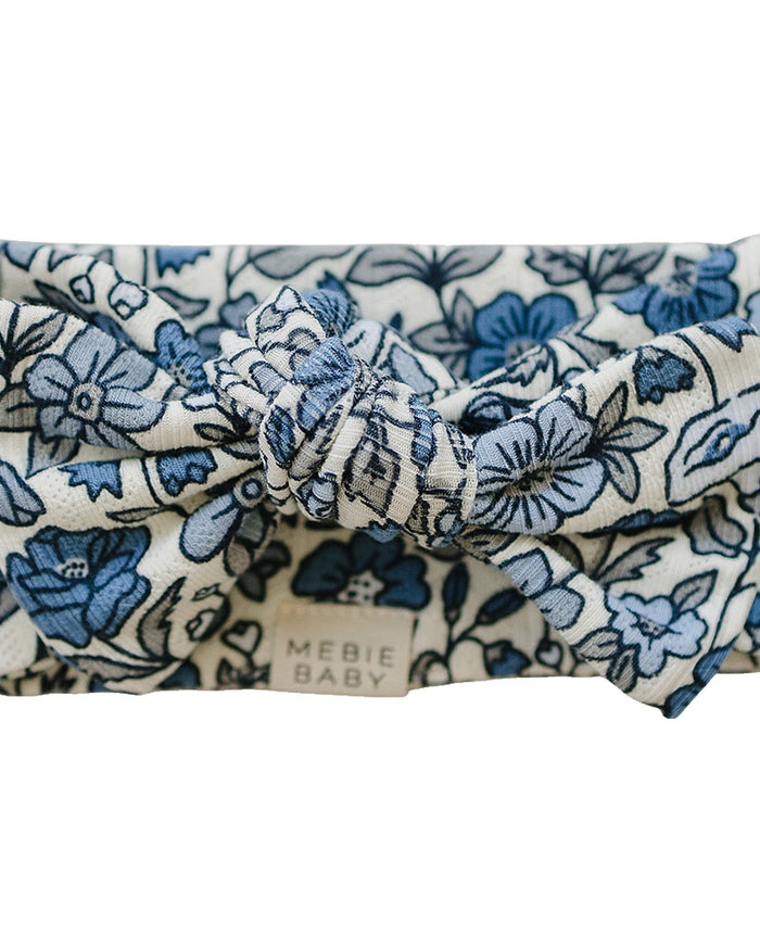 Bluebell Pointelle Bamboo Head Wrap Mebie Baby