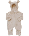 Fleece Bear Hooded Zipper
