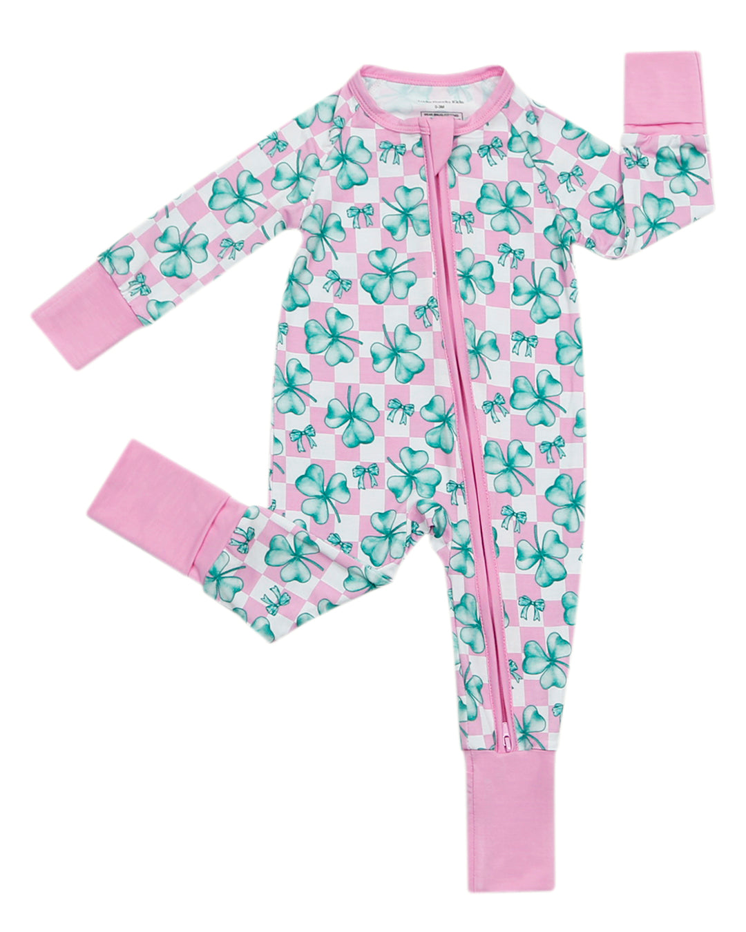 Bamboo Zip Romper | Shamrock &amp; Bows