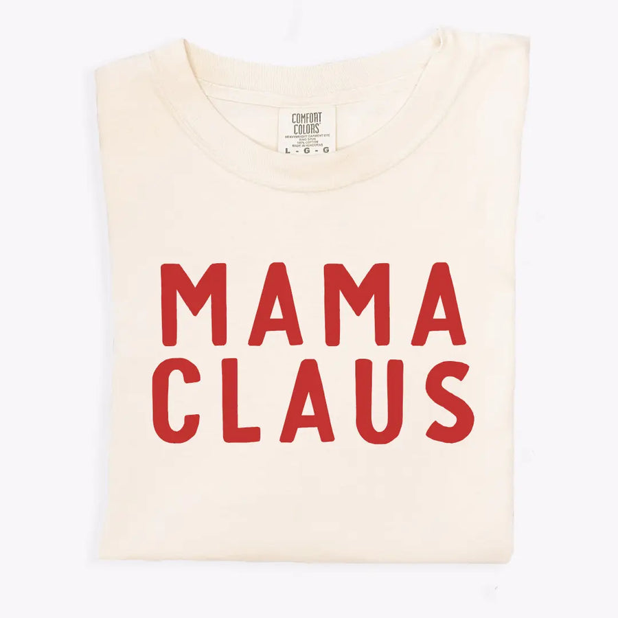 Mama Claus Tee Saved by Grace Co.