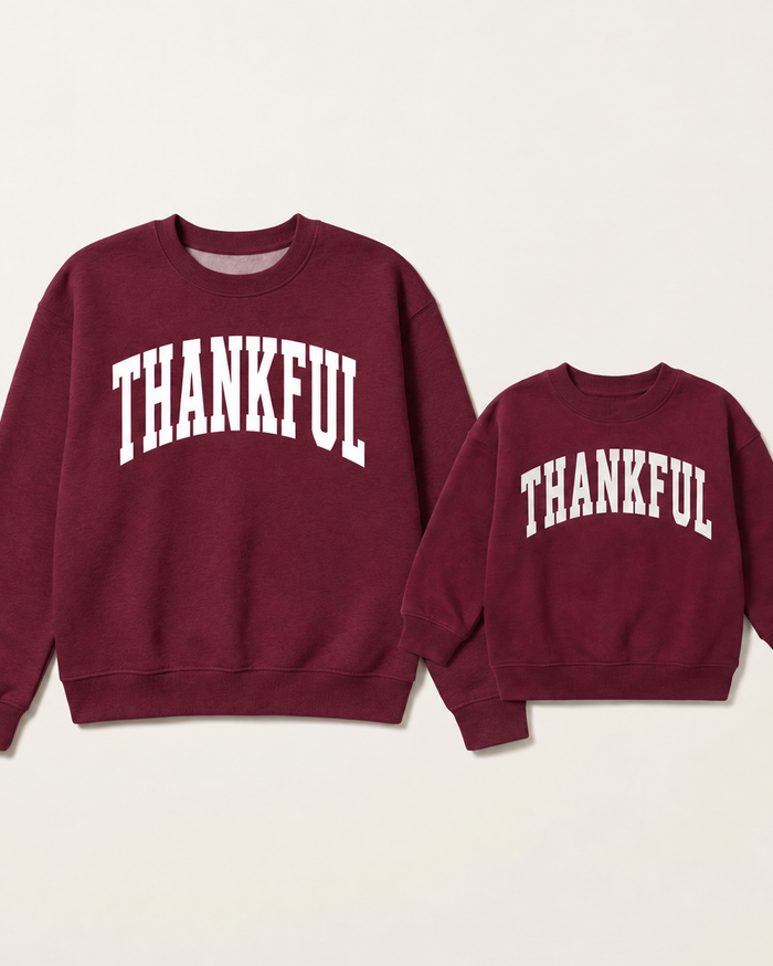 Thankful Varsity Sweatshirt - November Special SBG Co.