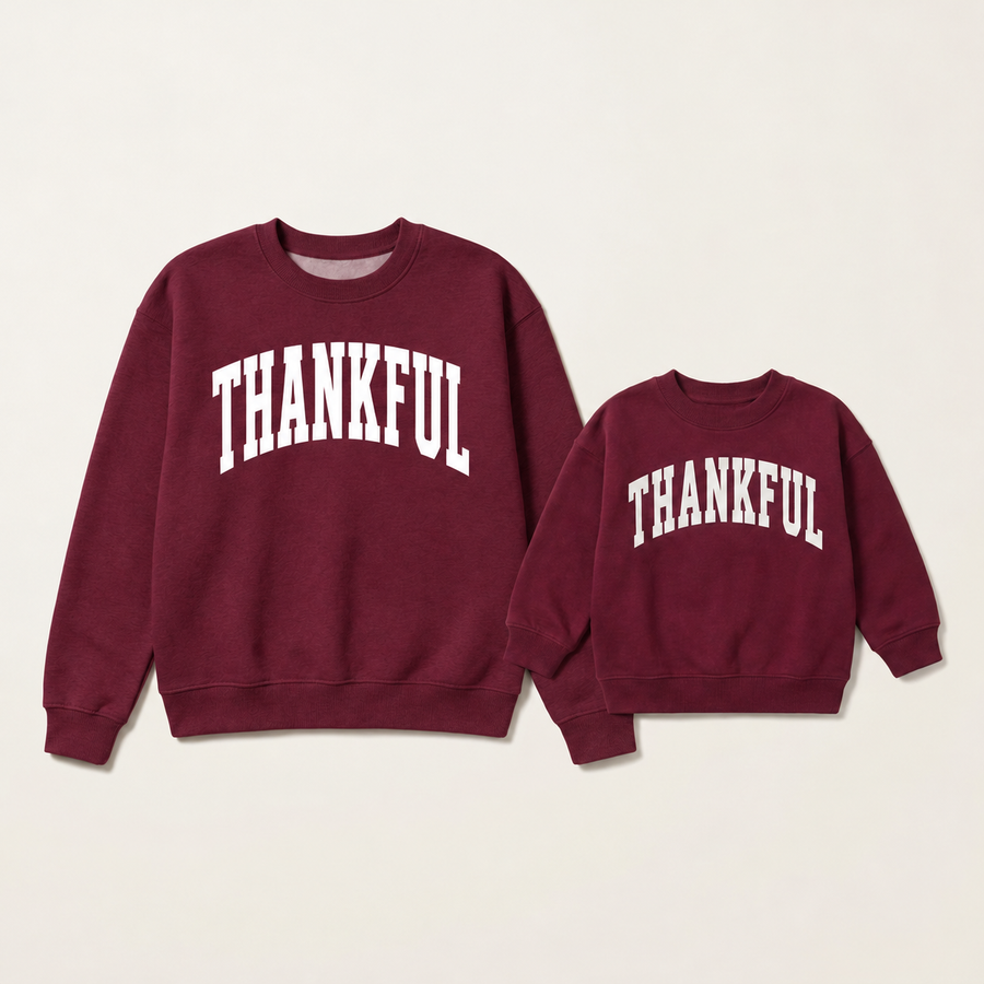 Thankful Varsity Sweatshirt - November Special SBG Co.