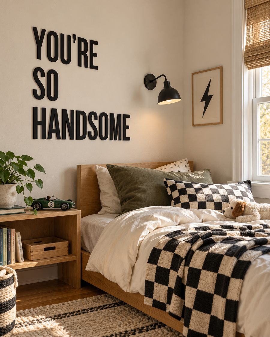You're So Handsome Sign Saved by Grace Co.