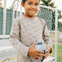 Football Long Sleeve Cotton Tee