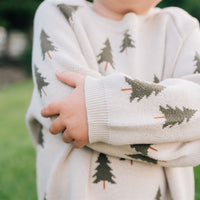 Pine Tree Knit Sweater