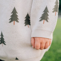 Pine Tree Knit Sweater