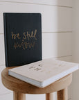 Be Still and Know Fabric Journal