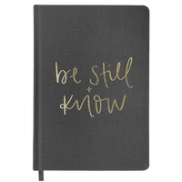 Be Still and Know Fabric Journal