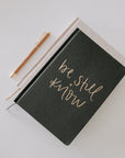 Be Still and Know Fabric Journal