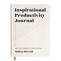 Inspirational Productivity Journal: You Are Strong & Courageous