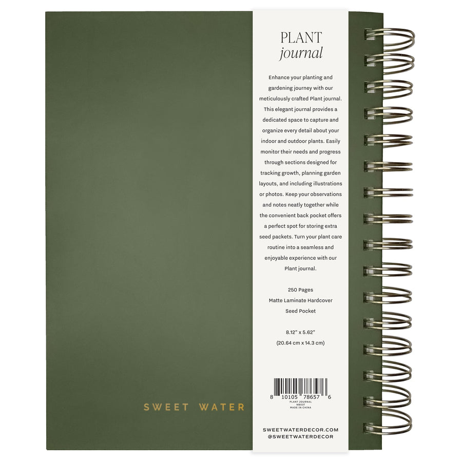 Plant Journal Sweet Water Decor