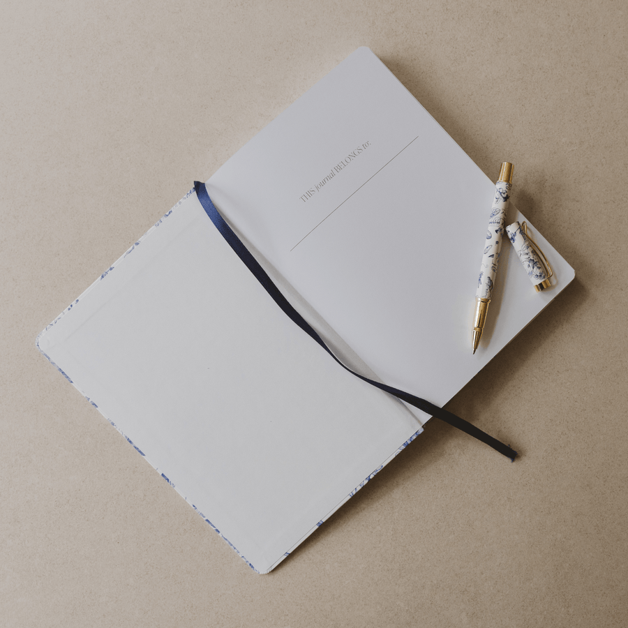 Blue Delft Notes Journal Sweet Water Decor