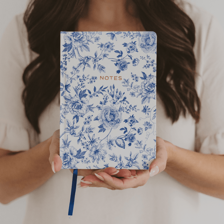 Blue Delft Notes Journal Sweet Water Decor