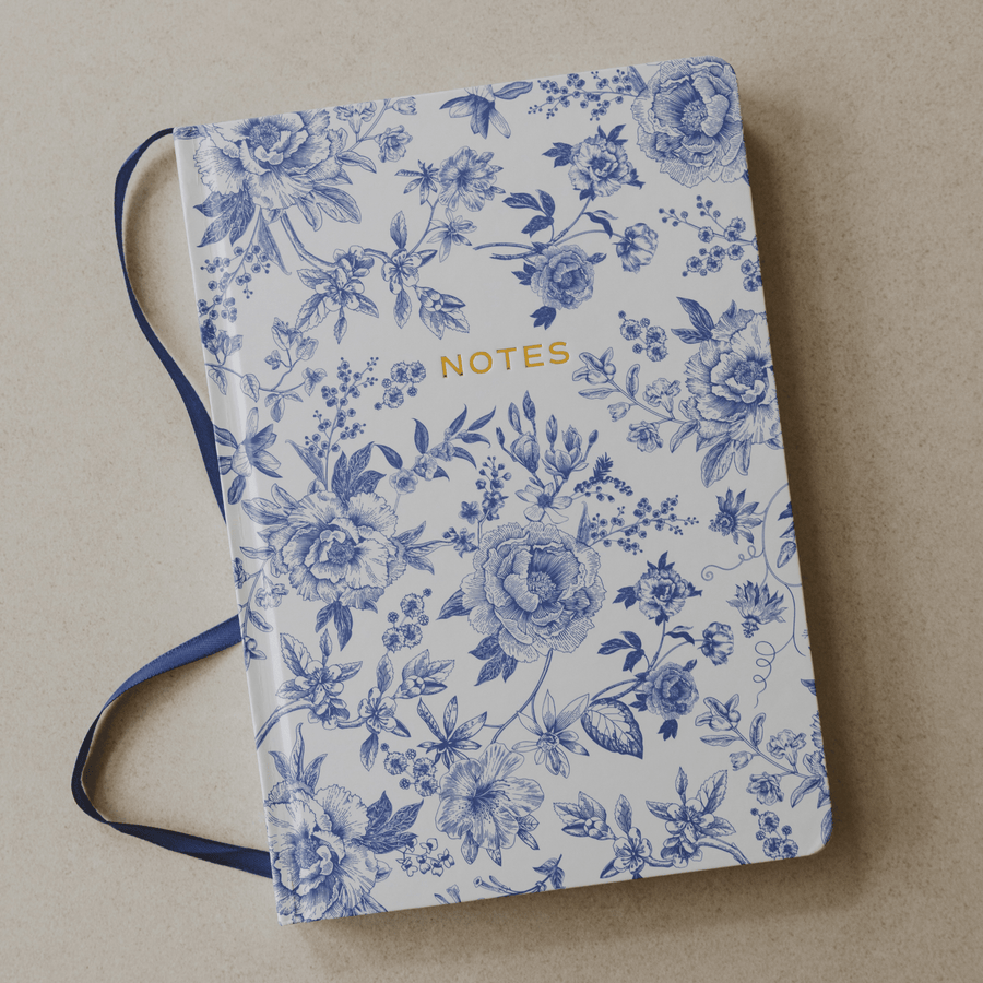 Blue Delft Notes Journal Sweet Water Decor