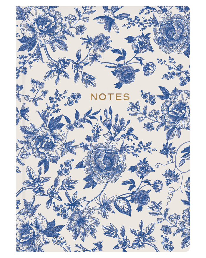 Blue Delft Notes Journal Sweet Water Decor