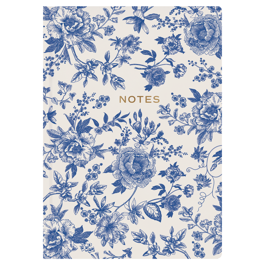Blue Delft Notes Journal Sweet Water Decor
