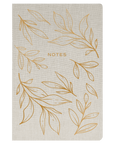 Gold Leaves Notes Journal