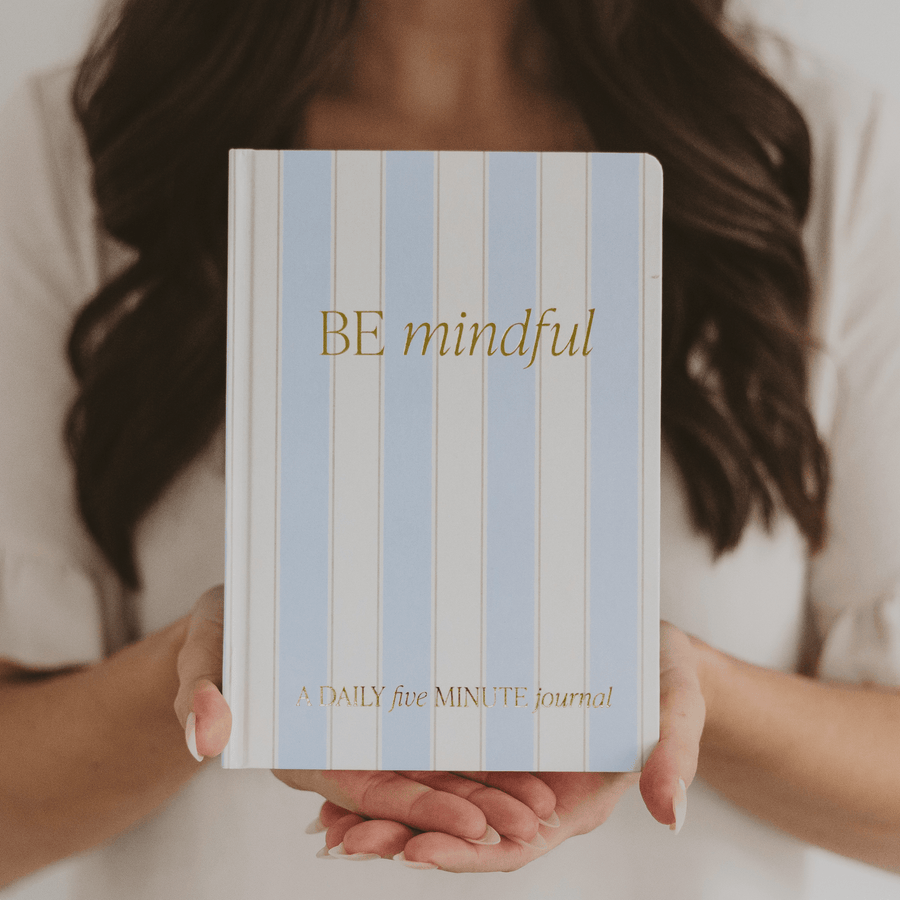 Be Mindful Striped Journal Sweet Water Decor