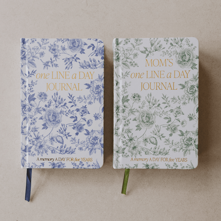 Blue Delft One Line A Day Memory Journal Sweet Water Decor