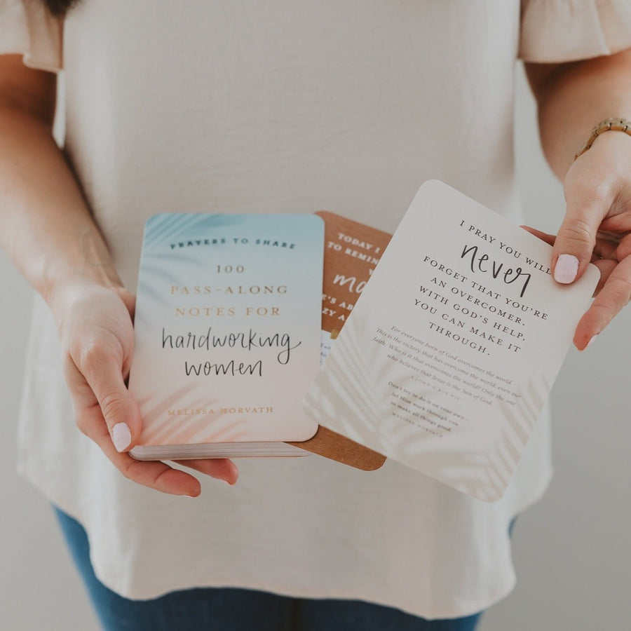 Prayers To Share - 100 Pass-Along Notes for Hardworking Women Sweet Water Decor