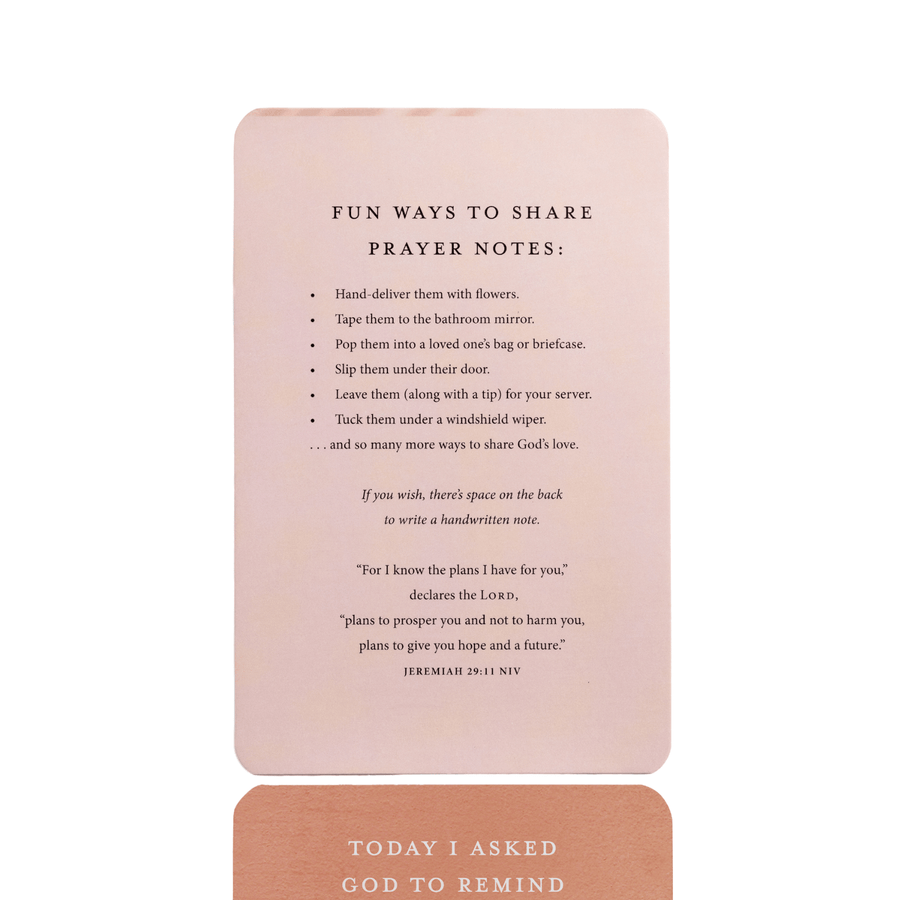 Prayers To Share - 100 Pass-Along Notes for Hardworking Women Sweet Water Decor