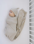 Oatmeal Bamboo Stretch Swaddle