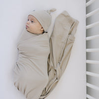 Oatmeal Bamboo Stretch Swaddle