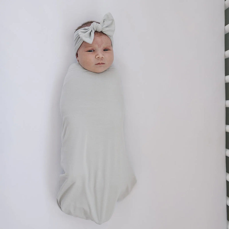 Stone Bamboo Head Wrap Mebie Baby